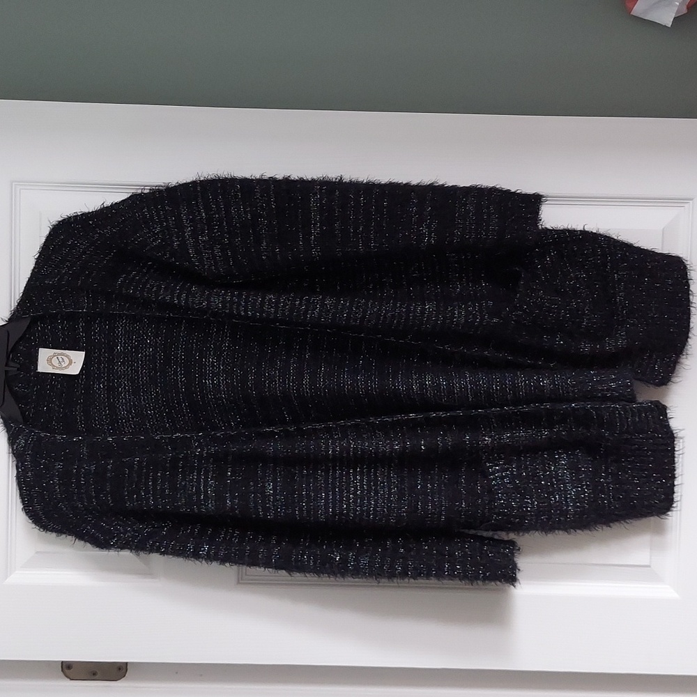Oversized black sweater